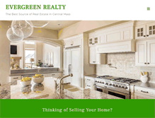 Tablet Screenshot of evergreenrealty.com